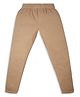 My Milestones Cotton Solid Bio Washed Joggers - Brown