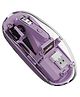 Zebion Bold Transparent Bluetooth Rechargeable Wireless Mouse-Lilac