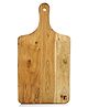 Bergner Wooden Chopping Board for Kitchen (17'' x 9')', Acacia Wood - Brown