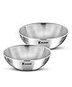 Bergner Tripro Triply Stainless Steel 2 Pcs Tasra Set, 20cm / 2 L and 22cm / 2.5 L - Induction Bottom