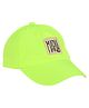 Kid-O-World Maria Text Patch Detailed Cap - Neon Green-  Diameter- 50cms