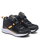 Asian Mesh Detailed Colour Blocked Sneakers - Black & Mustard