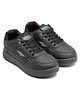 asian Mesh Detailed Solid Sneakers - Black