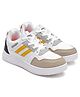 Asian Colour Blocked Sneakers - White Navy Blue  Mustard