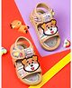 KATS Puppy Designed Velcro Closure Musical Sandals - Beige