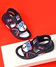 KATS Puppy Designed Velcro Closure Musical Sandals - Navy Blue