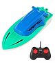 Azhari Remote Control Mini Boat Pointed Bow Design for Kids Color May Vary