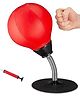 Azhari Desktop Punching Bag, Boxing Punch Ball Stress Buster Relief Free Standing With Pump For Adults And Kids Color May Vary