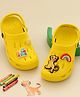 Yellow Bee Disney Simmba Jibbitz Applique Detailed Perforated Clogs - Yellow