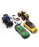 Majorette Street Die Cast Free Wheel Toy Cars Pack Of 5 - Multicolour