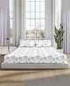 Sleepsia Lounge Lavender Primrose , 100% Cotton Double Bedsheet, 180 TC King