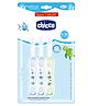 Chicco Toothbrush Turtle & Fish Print Pack of 3 - Blue & Green