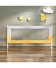 StarAndDaisy Baby Bed Guard Rail with T- Body Support Frame, Adjustable Height/Portable Single Side Bed Rail for Infant & Toddler's Safety (Grey & Yellow-1.8M)