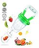 Numum Medium Size Silicone Fruit And Food Nibbler Fruit Feeder - Green (Color And Design May Vary)