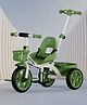 Tricycle With Parental Push Handle - Green