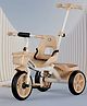 Tricycle With Parental Push Handle - Beige