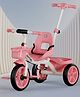 Tricycle With Parental Push Handle - Pink
