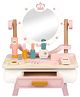 Eduspark Wooden Mini Dressing Table for Girls with Mirror Kids Wooden Dressing table