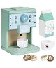 Eduspark My Little Coffee Maker Wooden kids Pretend Play Set - Light Blue