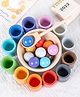 Eduspark Montessori Rainbow Colour Match Wooden Educational Learning Toys - Multicolor