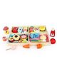 Eduspark Wooden Educational Learning Toys Foodgroups Wooden kids Pretend Play Set - Multicolor