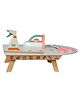 Eduspark Wooden Ironing Board Toy for Kids Wooden kids Pretend Play Set - Multicolor