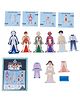 Eduspark Human Body Magnet Set Wooden Kids Pretend Play Set - Multicolor