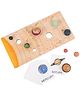 Eduspark Wooden Solar System Planet Matching Toy Pretend Play Set - Multicolor