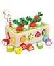 Eduspark Montessori Shape Sorting Multifunction Farm Orchard Intelligence Car - Multicolor