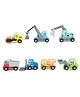 Eduspark Wooden Construction Toy Car Set Wooden Educational Learning Toys - Multicolor