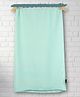 Zahya 100% Pure Bamboo Bath Towel Large Size 66x33 inches High Absorbency & Quick Dry   Pin Stripe | Opal Green