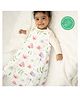 A Toddler Thing 100% Organic Muslin Cotton Aloe Vera Sleep Bag | Upto 9 months | White | Spring Daisy