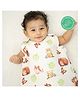A Toddler Thing 100% Organic Muslin Cotton Aloe Vera Sleep Bag | Upto 9 months | White | Zooland