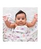 A Toddler Thing 100% Organic Muslin Bamboo Swaddle | White |  Bulbasaurus