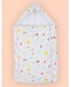 A Toddler Thing 100% Cotton Baby Carry Nest | Upto 4 Months | White |  Happy Heart