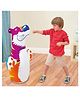 Bestway 3-D Punching Hit Me Bag For Kids | Inflatable Toys Water Filled Base | Hit Me Toys For Kids 3+ Year
