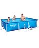 Bestway Above Ground Steel Pro Max Outdoor Swimming Pool for Kids and Adults | Durable Easy Set Up Large Rectangular Water Swimming Pool for Family and Friends