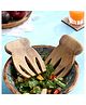 DULI Set of 2 Wooden Salad Servers for Stylish Serving