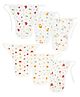 Zizuka Muslin Cotton Reusable Double Layer Newborn Baby Nappy, Langot -Multicolor Pack of 6 -Size 3-6 Months