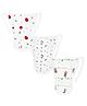 Zizuka 100% Muslin Soft Cotton  Newborn Baby Nappy, Langot Reusable, Washable - Multicolor -Pack of 3, 3-6 Months
