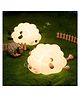 YAMAMA Cute Night Light For Kids Cute Sheep Design Silicon Night Light Super Cute Silicone Night Lamps Squishy LED Animal Night Light Silicone Dimmable Timed Bedside Lamp USB Rechargeable Touch Light Night Lamp  (Pack of 1  Color May Vary)