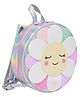 YAMAMA Back Pack For Kids Swanky Sunflower Bag With Carry Handle Fashion Backpack For Girls Sturdy And Water-Resistant Backpack For Kids With Adjustable Straps Premium Design Bag For Kids Best For School - Multicolor - Height 8.6 Inches
