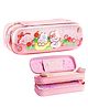 YAMAMA Pencil Case For Kids 3D Cute Rabbit Garden Pencil Pouch With Large Capacity Water Resistant Durable Zipper, Large Capacity School Pouch For Girls And Boys Pencil Pouch For Kids Double Layer Pencil Pouch  Multicolor