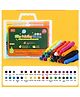 YAMAMA Crayons Washable Super Silky Painting Crayons Smooth Twistable 36 Shades Rolling Crayons In Box Crayon Colour Set   Multicolor