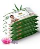 Herby Angel Baby Ultra-Gentle Wet Wipes - 99% Pure Water | with Lid | 100% Organic, Alcohol Free Wet Tissue with Aloe Vera for Cleaning | (360 Wipes) (Pack of 5)