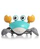 Zoe Crawling Crab Baby Toy for Kids |Toddlers Infant Tummy Time Interactive Moving Toys for Babies|Electric Sensor Musical Dancing Walking Crab Toy|Rechargeable|BIS Certified