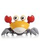 Zoe Crawling Crab Baby Toy for Kids |Toddlers Infant Tummy Time Interactive Moving Toys for Babies|Electric Sensor Musical Dancing Walking Crab Toy|Rechargeable|BIS Certified