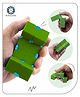 Aditi Toys Infinity Cube Fidget Toy Stress Relieving Fidgeting Game for Kids and Adults, Durable ABS Plastic Safe Material Sensory Toys, Unique Gadget for Anxiety Relief Easy to Carry, Above 3+ Age (Dark Green)