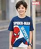 Pine Kids Marvel Single Jersey Knit Half Sleeves T-Shirt With Spider-Man Graphics - Multicolor