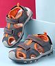 Cute Walk by Babyhug Sandals With Velcro Closure - Orange